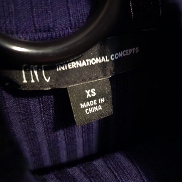 3 for 30 - Navy/Indigo embellished turtleneck - Picture 4 of 4